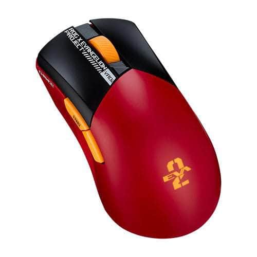 My Store Keyboard and Mouse Asus ROG Gladius III EVA-02 Gaming Mouse - Wireless/Bluetooth/USB, 36000 DPI, Swappable Switches, 0 Click Latency, Mouse Grip Tape Included