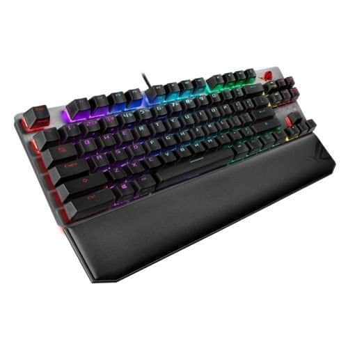 My Store Keyboard and Mouse Asus ROG Strix SCOPE NX TKL DELUXE Mechanical RGB Gaming Keyboard, ROG NX Mechanical Switches, Stealth Key, Quick-Toggle, Magnetic Wrist Rest