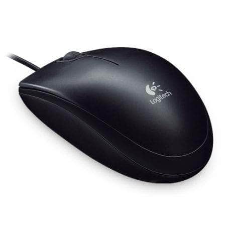 My Store Mouse Logitech B100 Wired Optical Mouse - USB, 800 DPI, Ambidextrous, Black (OEM)
