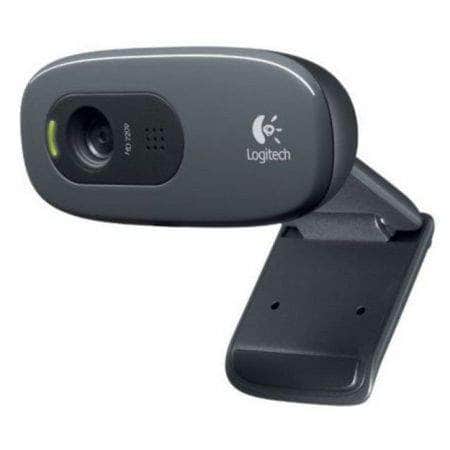 My Store Webcam Logitech C270 Webcam - 3.0MP, HD 720p, Built-in Mic, Auto Light Correction, Perfect for HD Video Calling